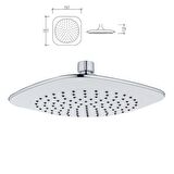 Tema Bianco Banyo Tepe Duş Başlığı Başlık Kireç Kırıcılı Sistem