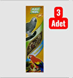 MAVİ YEŞİL BALLI VE MEYVELİ PAPAĞAN KRAKER 3 'LÜ PAKET