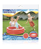 Bestway 3 Halkalı Renkli Şişme Çocuk Havuzu 15648 Kırmızı
