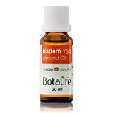 Botalife Saf Tatlı Badem Yağı 20ml Soğuk Pres %100 Doğal Sıkım