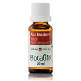 Botalife Saf Acı Badem Yağı 20ml Soğuk Sıkım Pres Acıbadem Bitter Almond