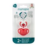 Mamajoo Silikon Ortodontik İkili Emzik Uğur Böceği / 0 ay +