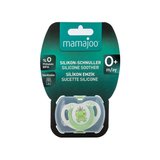 Mamajoo Ortodontik Emzik 0 Ay+ Kurbağa Prens | Tekli, Silikon, Damaklı - Saklama Kabı Hediyeli