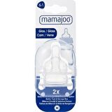 Mamajoo Antikolik M Orta Akış 6 + Ay 2'li Biberon Emziği