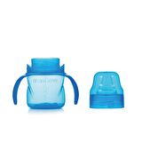 Mamajoo Kulplu Eğitici Bardak 160 ml & Yedek İkili Bardak Ucu / Mavi