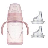 Mamajoo Kulplu Eğitici Bardak 270 ml & Yedek İkili Bardak Ucu / Powder Pink