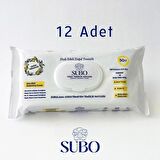 SUBO YÜZEY TEMİZLİK HAVLUSU LİMON FERAHLIĞI 50'Lİ * 12 ADET