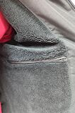 Mont Dik Yaka 3 Fermuarlı Cepli Modelli Dikiş %100 Polyester içi Polarlı Erkek Mont Kışlık Mont 