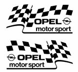 Opel Motor Spor Ayna Sticker Yapıştırma 2 Adet