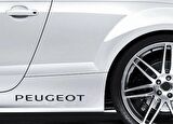 Peugeot Yapıştırma Marşpiyel Yazısı Sticker 2 Adet