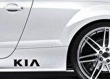 Kia Yapıştırma Marşpiyel Yazısı Sticker 2 Adet