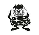 Subaru Taz Komik Araba Sticker Yapıştırma