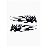Horse At Araba Sticker yapıştırma