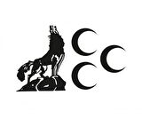 Hilal Ay Kurt Sticker Yapıştırma 30Cm