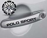 Polo Sport Kapı Kolu Sport Sticker Yapıştırma 8 Adet