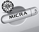 Nissan Micra Kapı Kolu Sport Sticker Yapıştırma 8 Ad
