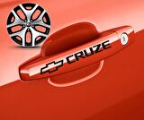 Chevrolet Cruze Kapı Kolu Sport Sticker Yapıştırma 8 Ad