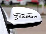 Yan Ayna Peugeot Sticker Yapıştırma 2 Adet