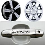 Opel Frontera Kapı Jant Sticker Yapıştırma 8 Ad