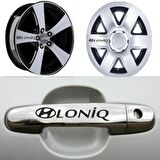 Hyundai Loniq Kapı Jant Sticker Yapıştırma 8 Ad
