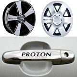 Proton Kapı Kolu Jant Sticker Yapıştırma 8 Ad