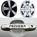 Nissan PRİMERA Kapı Kolu Jant Sticker Yapıştırma 8 Ad
