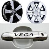Lada Vega Kapı Kolu Jant Sticker Yapıştırma 8 Adet