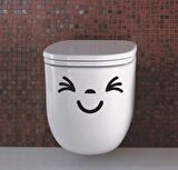 Klozet Banyo Sticker Komik Resim 11