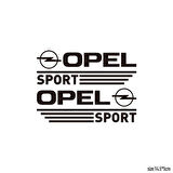 Opel Sport Ayna Sticker Yapıştırma Çıkartma
