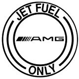 Depo Kapağı Sticker Araç Jet Fuel Only
