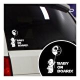 Star Wars Araçta Bebek Var Sticker Yapıştırma