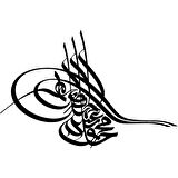 Osmanlı Tuğrası Araba Sticker Yapıştırması