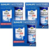 Sunlife Sweetener Tatlandırıcı 1200 Adet + 300 Tablet Hediyeli x 3 Adet