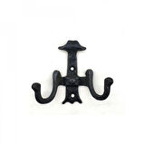 Antika Tarz Dekoratif Pirinç Gemici Askı - 85x94 Mm, Oksit