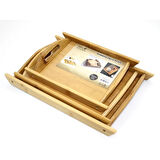 3'lü Bambu Tepsi Alk2167