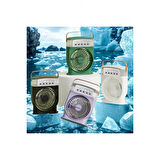 Şarjlı 600 Ml Su Hazneli Taşınabilir Masaüstü Vanilatör  Güçlü Fan Ve 2000 Mah Pil Yeşil