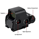 558 Metal Holografik Kırmızı/yeşil Nokta Nişangahı