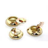 3'lü Pirinç Küllük Seti 4285