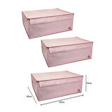 Düzenleyici Kutu Organizer Cırtlı Saklama Hurç Maxi Boy 30cm X 40cm X 50cm (5 Adet)