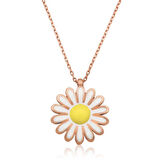 925 Ayar Gümüş Papatya Kadın Gümüş Kolye PT2610903 (599599)