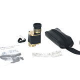 6x24  Baıgısh, Askeri Tarzi Pirinç Ve Deri Kaplamalı, Deri Çantalı Monocular Dürbün Sarı