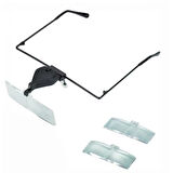 -gözlük Modeli  1.5x,2.5x,3.5x 3 Adet Lensi Gözlük Büyüteç