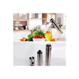 Paslanmaz Çelik Gövdeli Spray Yağlık - Zeytinyağ/sirke Püskürtücü