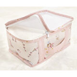 Baby 6'lı Desenli Fileli Bavul Valiz İçi Düzenleyici Çok Amaçlı Organizer (pembe)