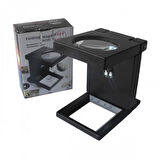 -katlanır Plastık,led Işıklı Test Cıhazı Büyüteç 2.5x90mm