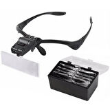 -ışıklı Gözlük Büyüteç - 5 Farklı Lens 9892b