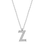 925 Ayar Gümüş Z Harfi Kadın Gümüş Kolye T6703 (599599)