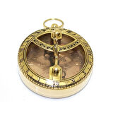 Pirinç Güneş Saati Ve Pusula Modeli 7830