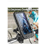 Gidon Bağlantılı Su Geçirmez Mıknatıslı Motorsiklet Telefon Tutucu