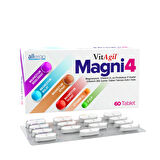 VitAgil Magni4 60 Tablet | Magnezyum, Vitamin D3 ve B6